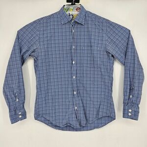 Hartford Alternative Classics Shirt Mens Medium Button Up Check Long Sleeve